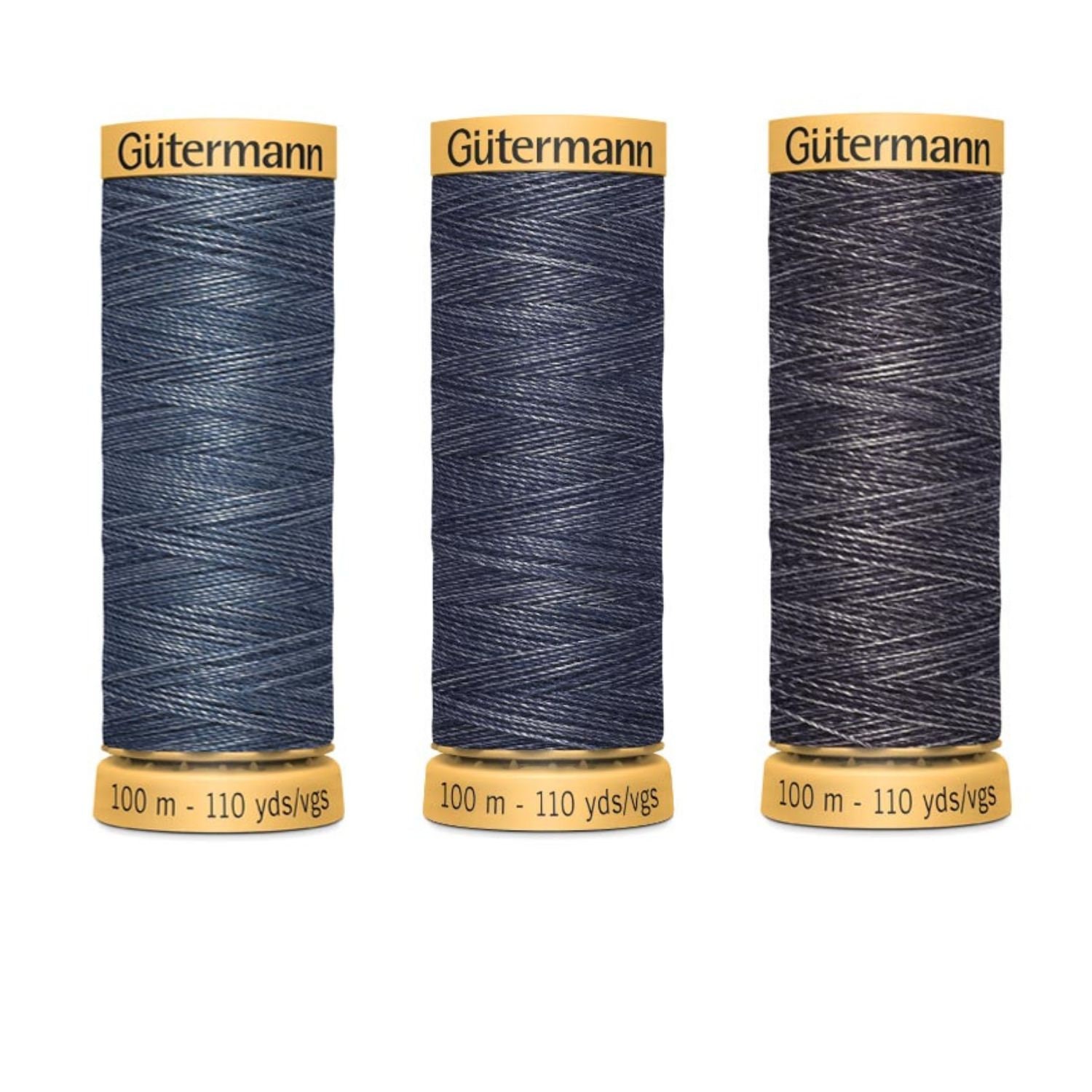 Gütermann Set includes 8 spools denim Sew-all Thread 100 m + 5