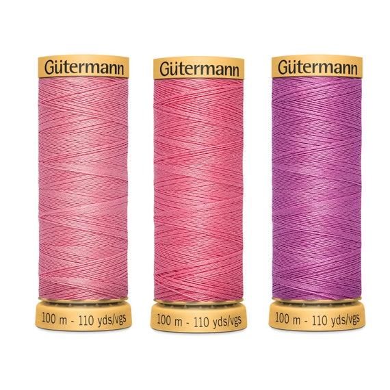 Gutermann - Hilo para coser (100 m), color rosa