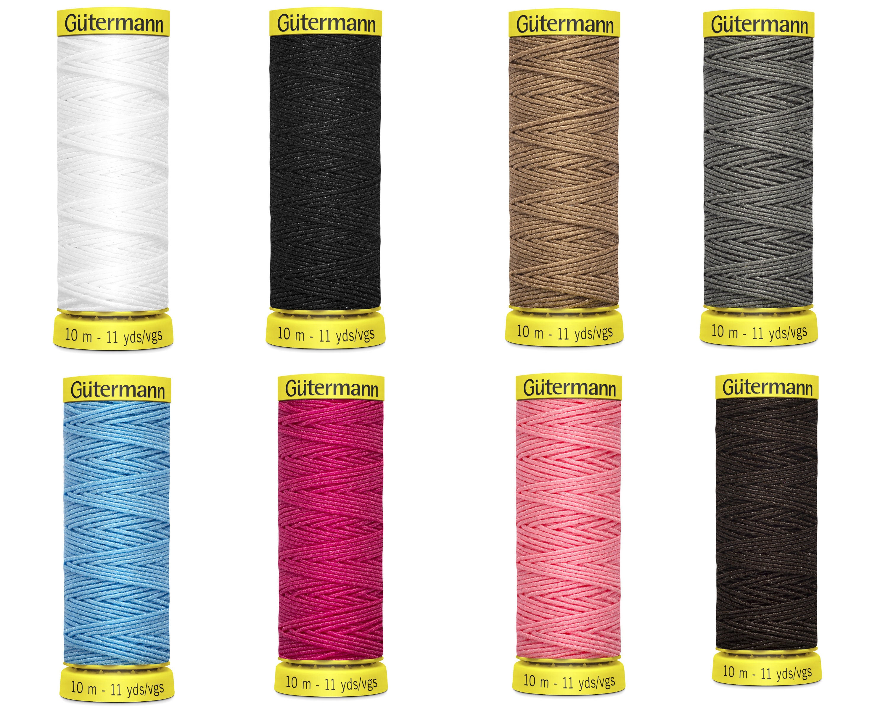 Bestewelry Cordino Elastico Nero Da 10 Mm In Vita Piatta Per Cucire Elastici Con Bobina Per Fasce Per Capelli Abbigliamento Cucito Artigianato - Foto 1