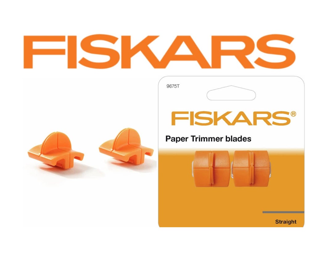 Fiskars 195960-1001 Portable Paper Trimmer Replacement Blades, 2-Pack