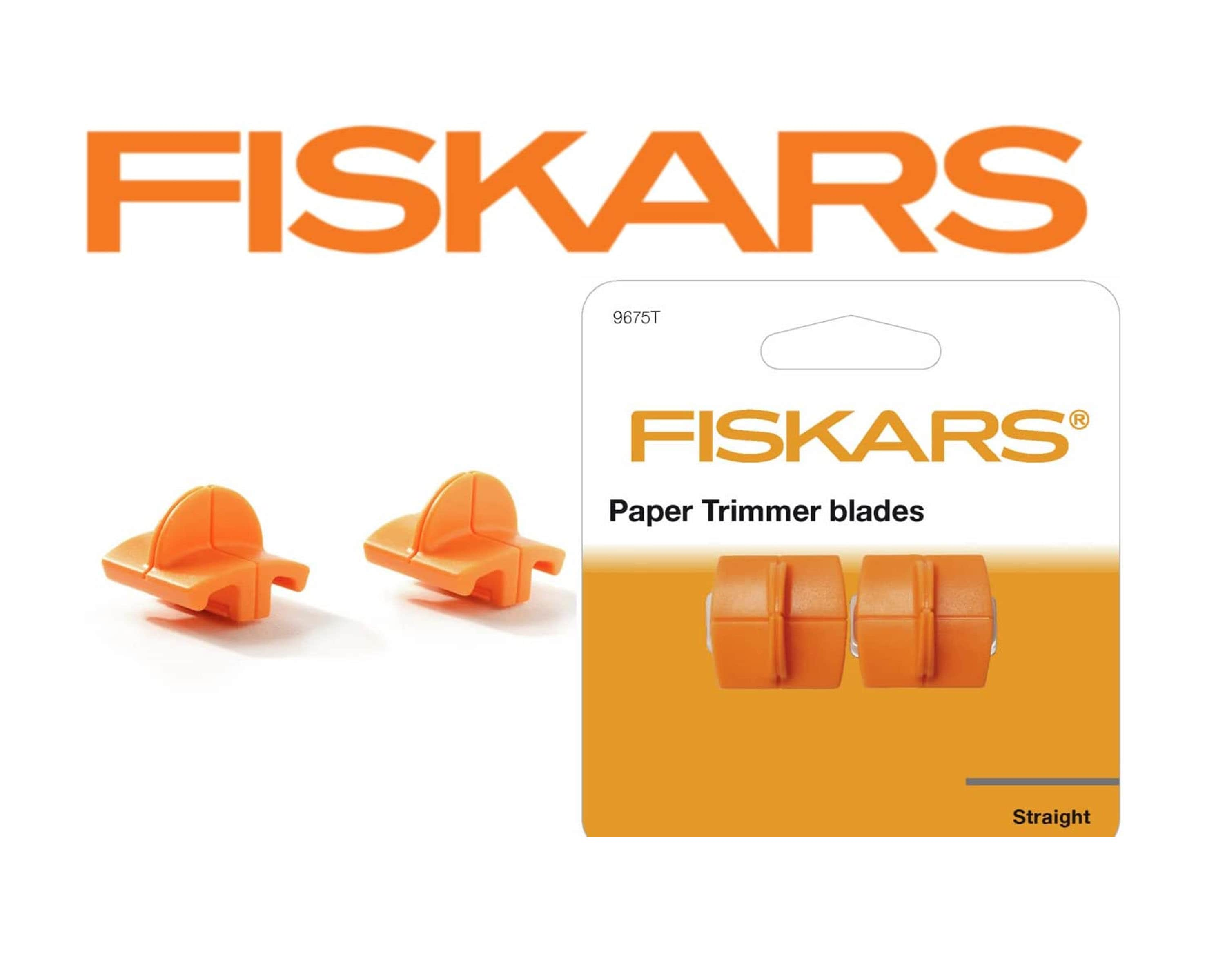 Fiskars Blades For Personal Trimmers 2 Pack Orange Mid