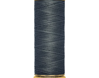 Dark Grey Cotton Sewing Thread, Gutermann  100m Reel  #5104, Hand or Machine Sewing Threads, 100% Cotton