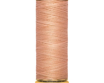 Peach Cotton Thread, Gutermann Cotton Thread, 100m Reel, 1938, Sewing Machine Threads, 100% Cotton