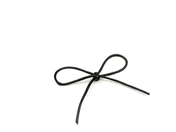 Trimits Black Bead Thonging Cord - 1mm Trimits Black Bead Thonging Cord - 1mm