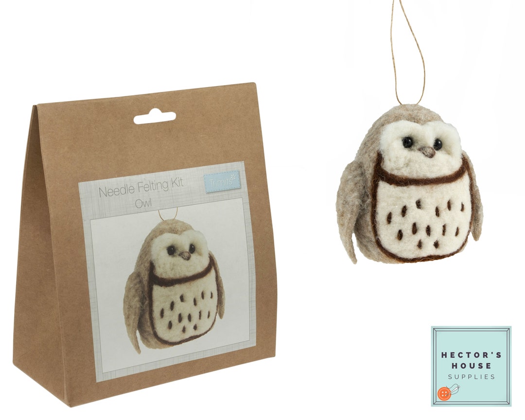 Trimits Mini Needle Felting Kit: Owl Trimits Mini Needle Felting Kit: Owl