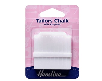 Hemline White Tailors Chalk with Integrated Sharpener