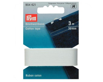 Prym Cotton Tape - 20mm x 3 metres - ideal for bunting