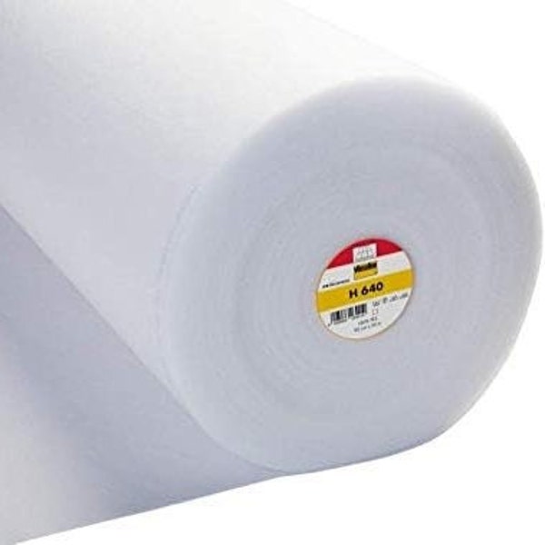 Vlieseline Mid Loft Fleece H640 - Fusible - Iron On - Batting for Quilting