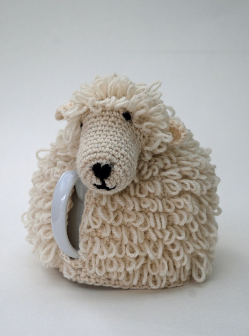 Sheep Tea Cosy Crochet PDF Pattern instant download image 1