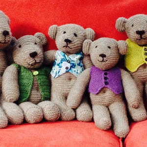 Knitted Teddy Bear PDF Pattern