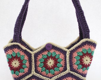 Hexagon Handbag Crochet PDF Pattern