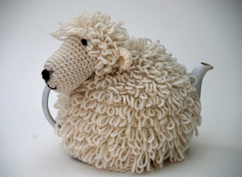 Sheep Tea Cosy Crochet PDF Pattern instant download image 2