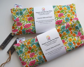 Eye Mask and Sheet Face Mask Choose from Colors White Eye Pillow Perfect Kit for Relaxation and Facial treatment White Teal or Lavender! Lavender Eye Pillow Set