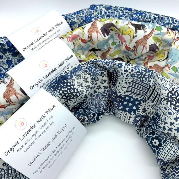 Liberty Neck Pillow Microwave Neck Pillow Foot Warmer Etsy