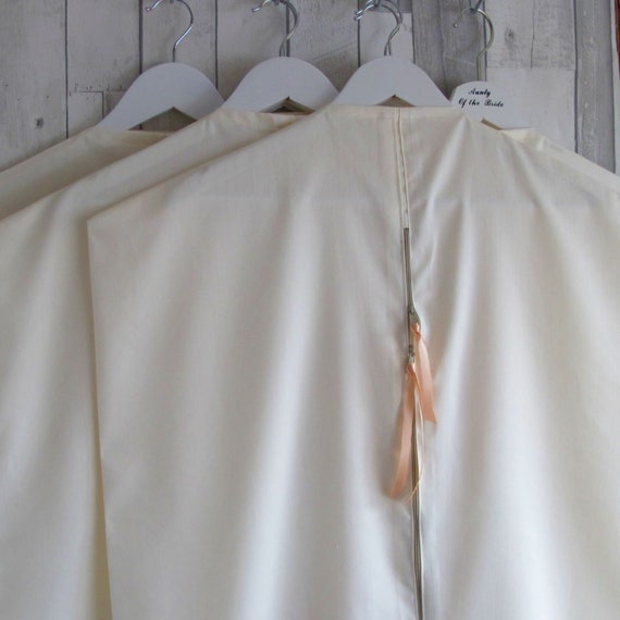 Garment Bag, Cream EXTRA WIDE Suit Holder, Dress Protector, Wedding Dress  Carrier, Shoe Bag - Etsy