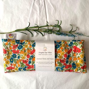 Liberty Eye pillow, Organic eye mask, Yoga eye bag, Pilates eye pillow, lavender eye mask, Relaxing mask