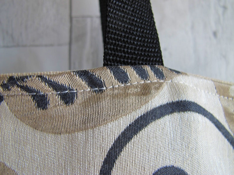Leaf design fabric Floral Shopping bag Beach Bag Polka dot bag Boho bag Slouch bag Bag for life Work Bag Eco bag Reversible Bag