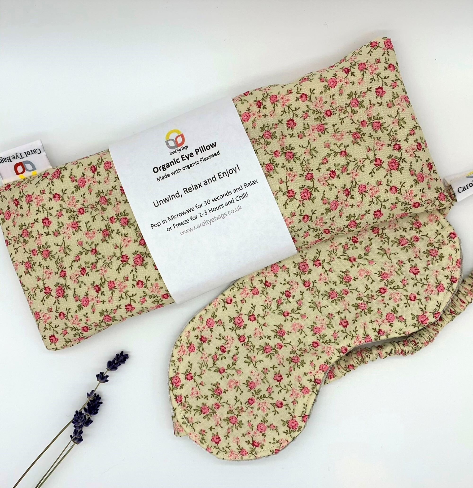 Eye Pillow Organic Eye Mask Yoga Eye Bag Pilates Eye Etsy UK