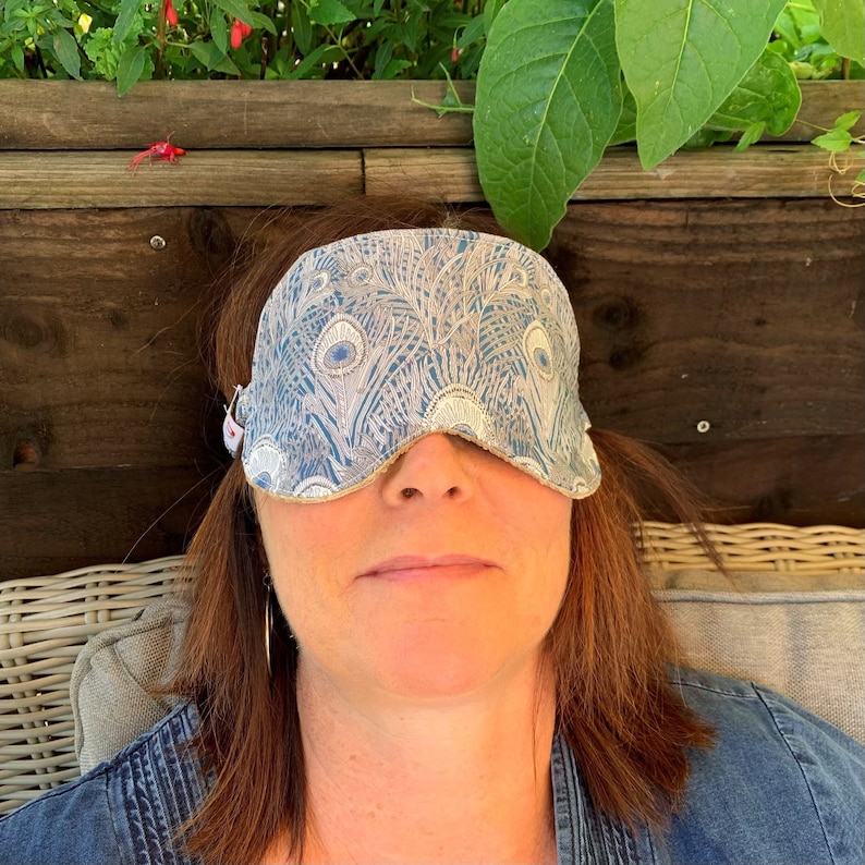 Liberty Eye Pillow Organic Eye Mask Yoga Eye Bag Pilates Etsy