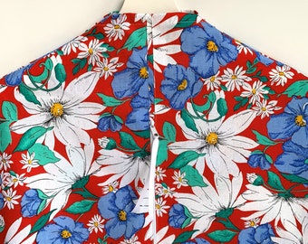 Borsa porta abiti in cotone con stampa floreale, extra larga, ideale per abiti da damigella d'onore.