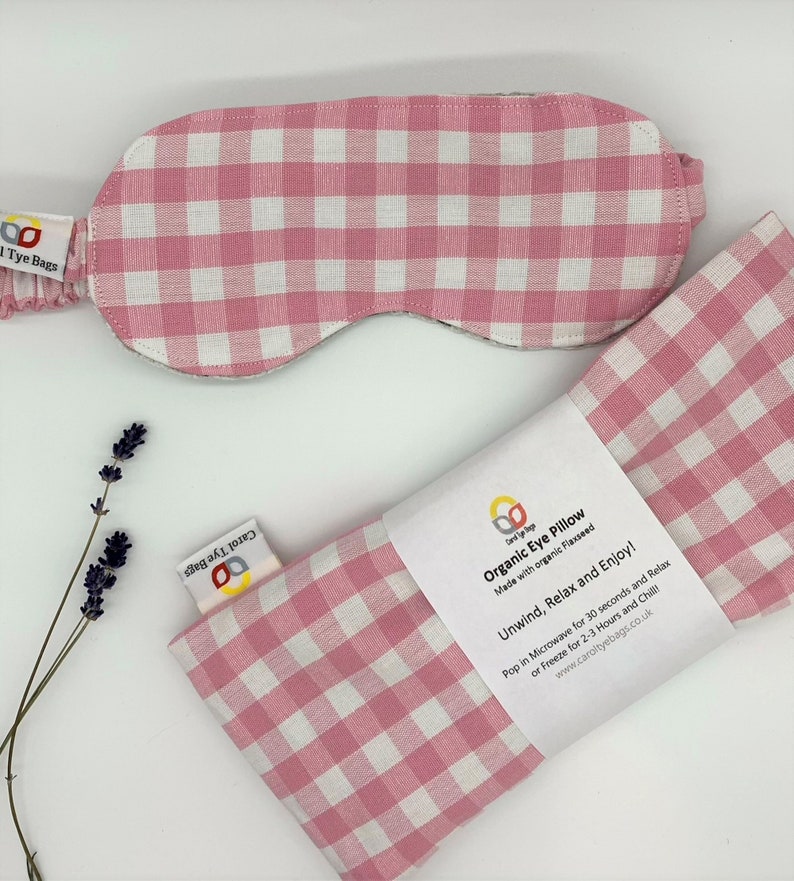 Eye pillow Organic eye mask Yoga eye bag Pilates eye Etsy