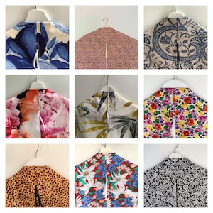 Cotton Garment Bags, Pattern Fabrics, Bridal dress carrying bag, groomsman suit carrier, Matching sets, wash bags, shoe bags