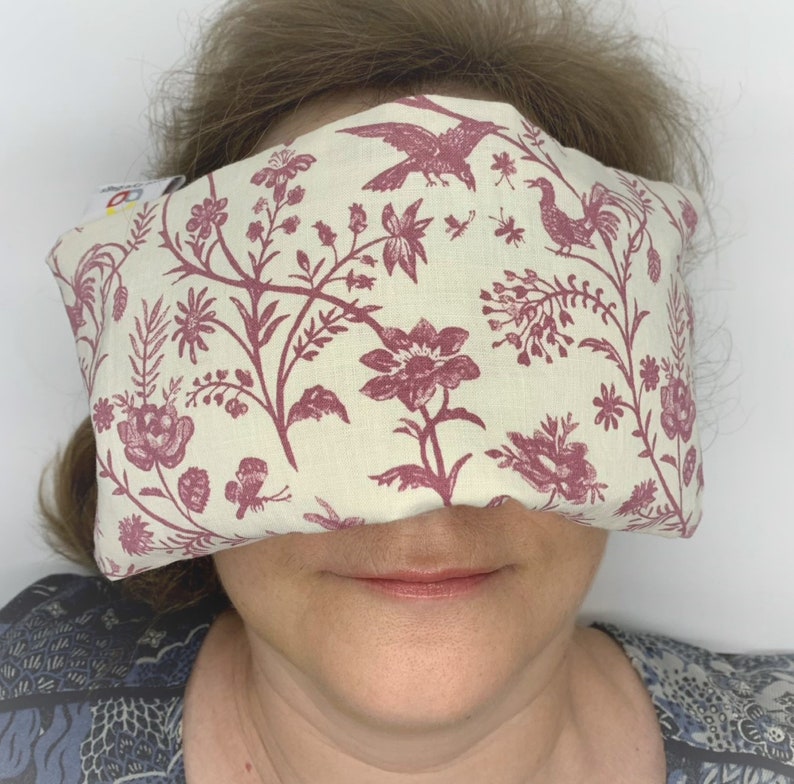 Eye Pillow Organic Eye Mask Yoga Eye Bag Pilates Eye Etsy UK