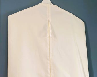 Borsa per abiti, porta abiti color crema, porta abiti da sposa, borsa per abiti, borsa per scarpe