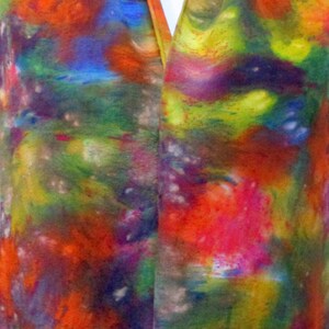 Silk Scarf-Hand Painted- Luxury Silk Crepe-One of a kind unique Gift- Accessory-Shawl- Made in the NY Hudson Valley