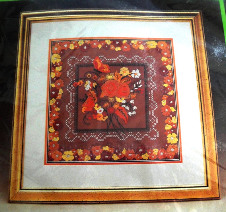 Erica Wilson Needlepoint Creative Expressions Kit Russet | Etsy