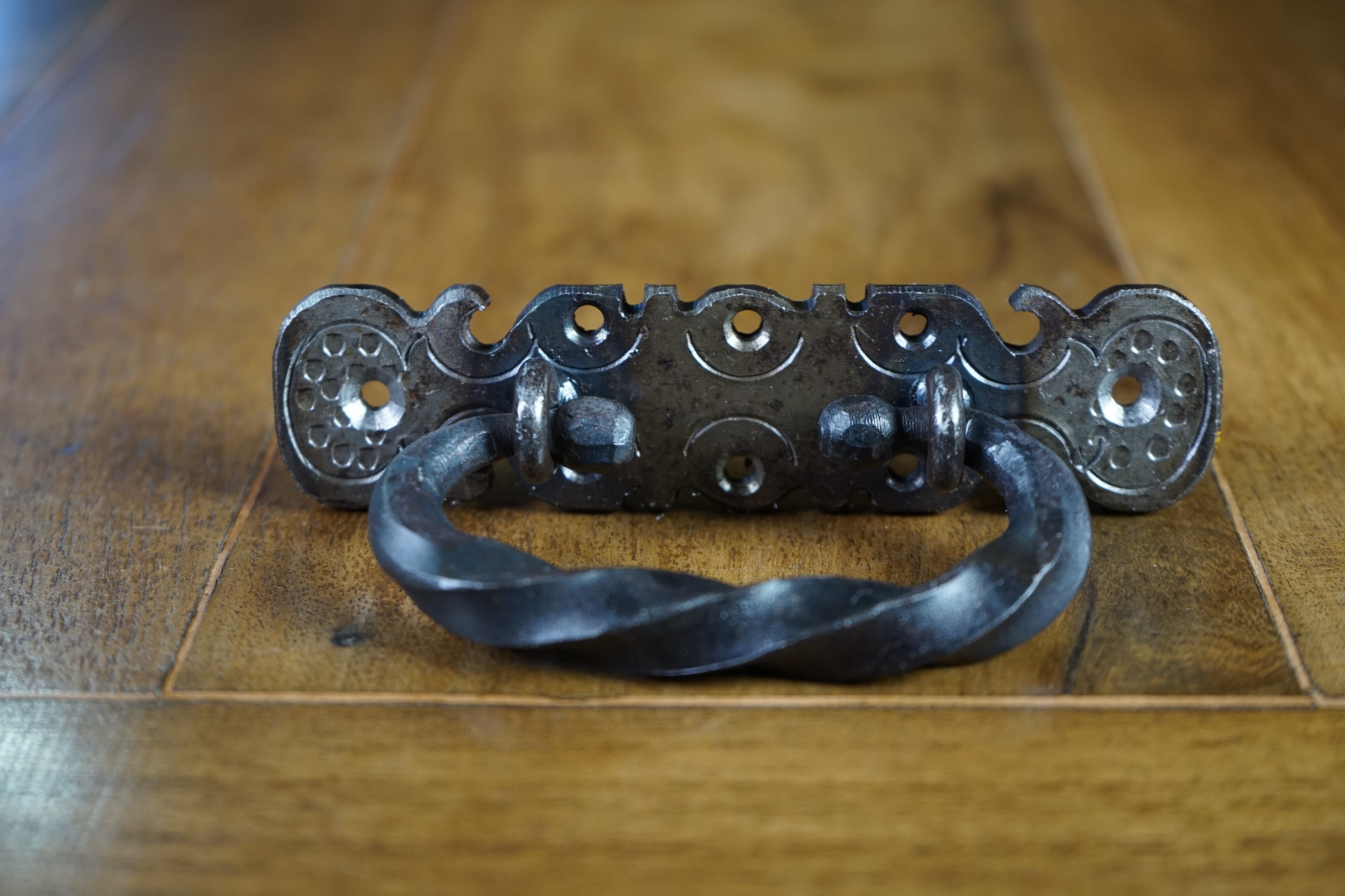 Authentic Spanish style pull Iron farmhouse knob Etsy