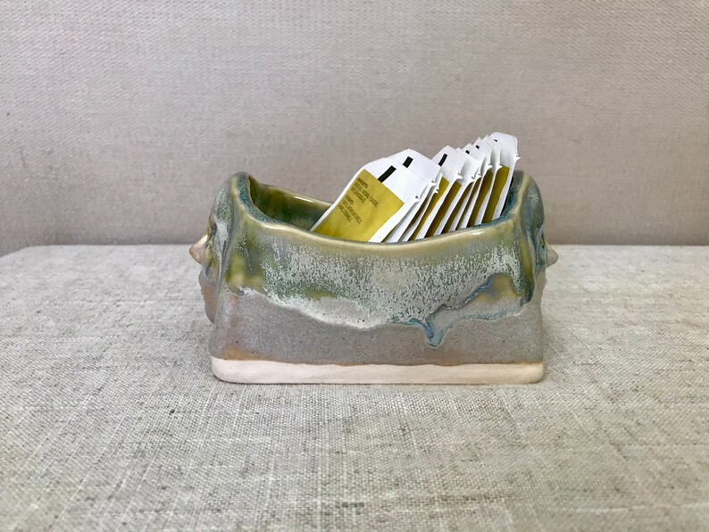 Ceramic Tea bag holder Etsy