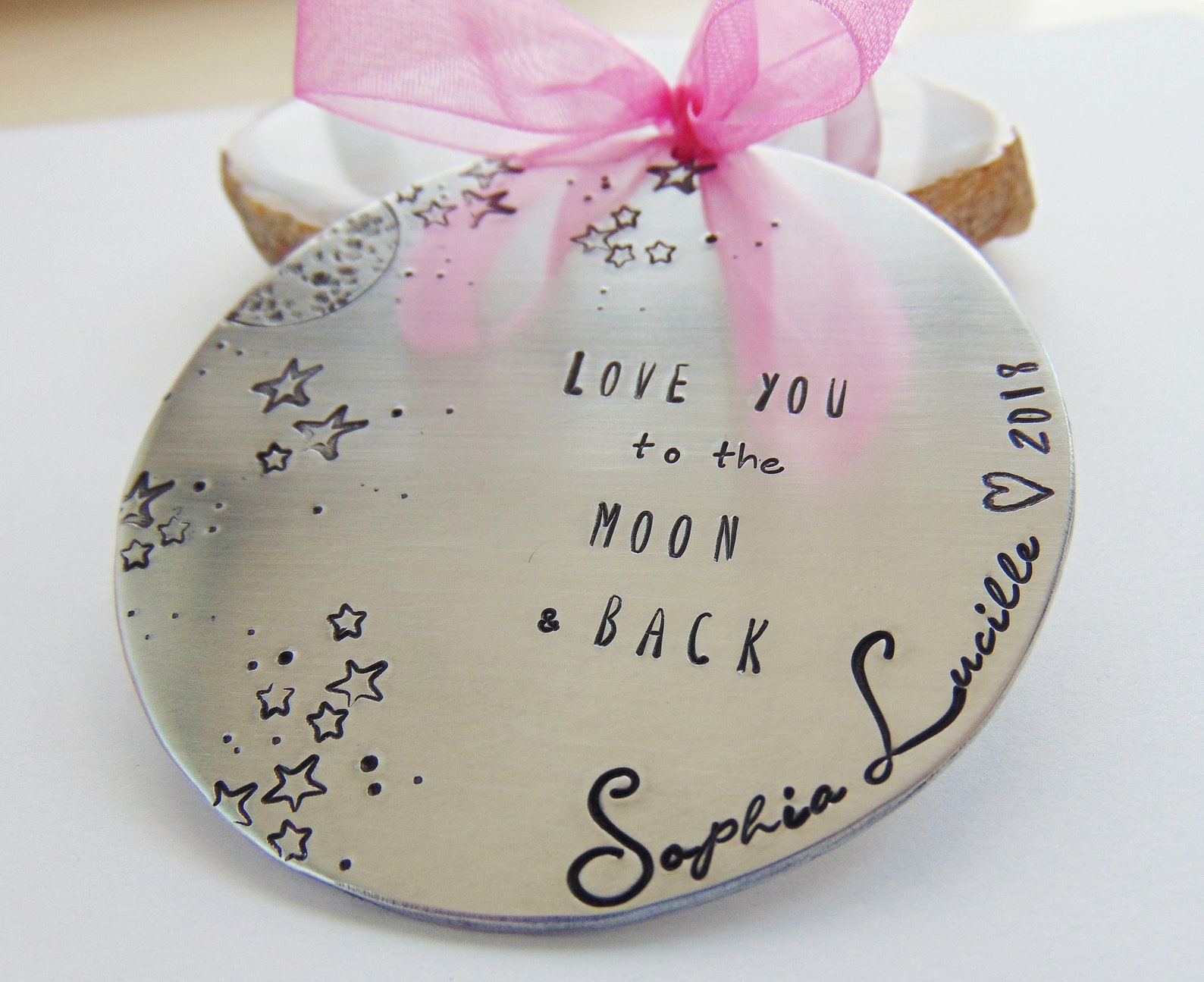 Personalized Ornament Christmas Ornament Love You to the - Etsy