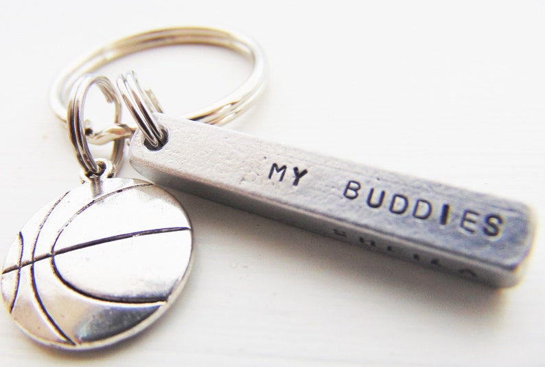 Personalized Bar Key Ring Fathers Day Gift Dad Papa Etsy