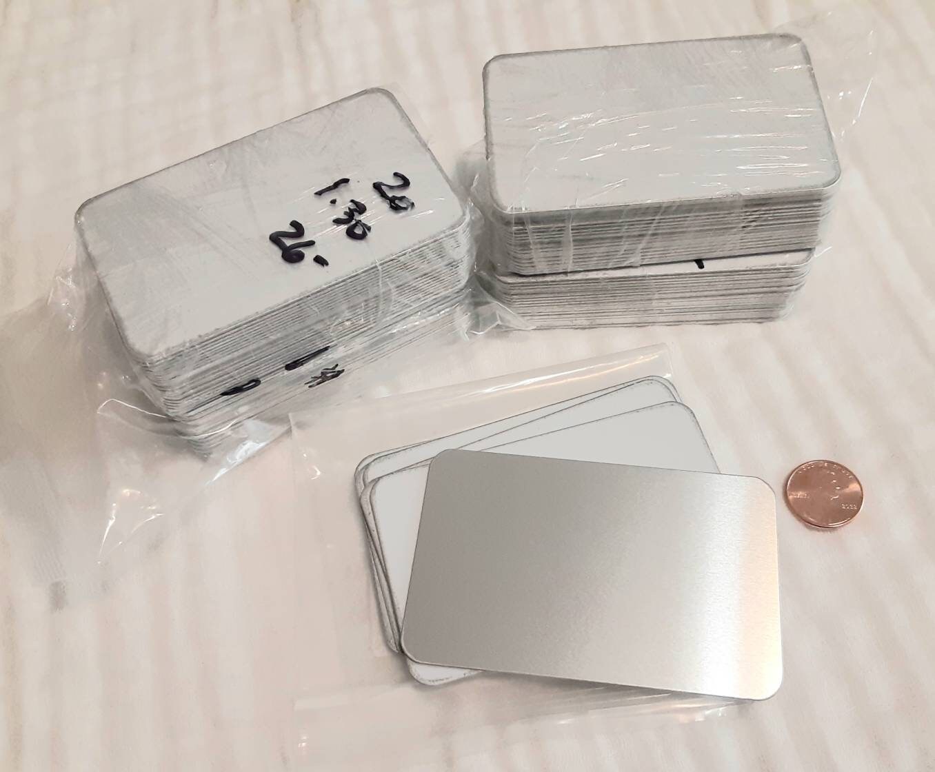 Destash aluminum credit card blanks stamping card blanks metal stamping supplies