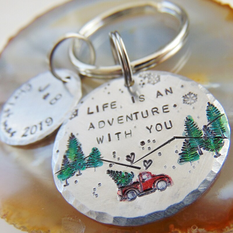 Tree Keychain - Etsy