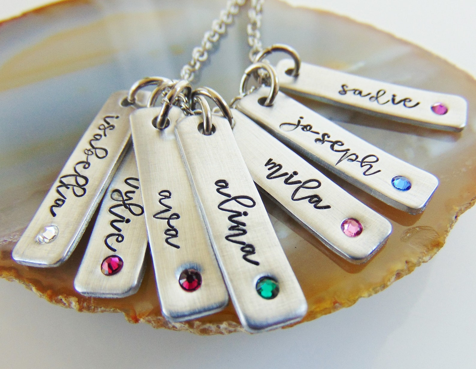 Mothers Day Personalized Necklace Mother's Day Gift Gift Etsy