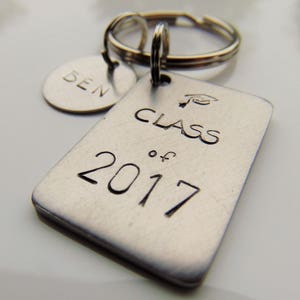Graduation Key Ring, Class of 2023, Graduation Gift, High School Graduate, College Graduate Gift, Gift for Him,Gift for Her