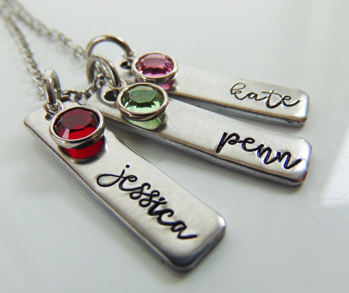 Mothers Day Personalized Necklace Mother's Day Gift Gift Etsy