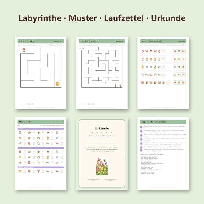 Spring Tracing Exercises PDF | 40 Pages for Preschool and Kindergarten ...