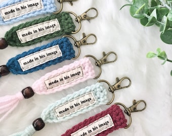 Made in His Image Keychain - Carry the Message of God's Love with You!