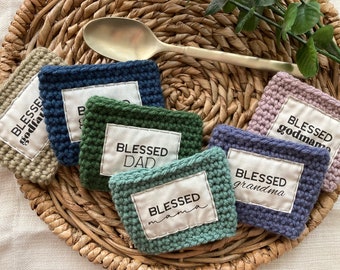 Blessed Coffee Cozy - Handmade Gifts for the Family