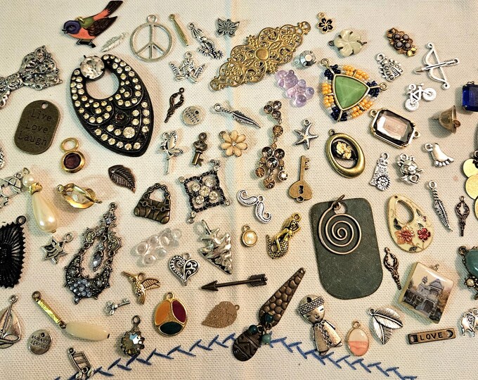 100+ Vintage to Modern Mixed Random Charms or Pendants Lot (166) - Etsy
