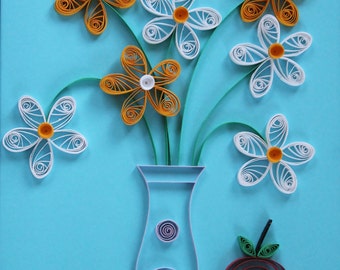 Paper Quilling - An Apple A Day - Quilling247 - OOAK
