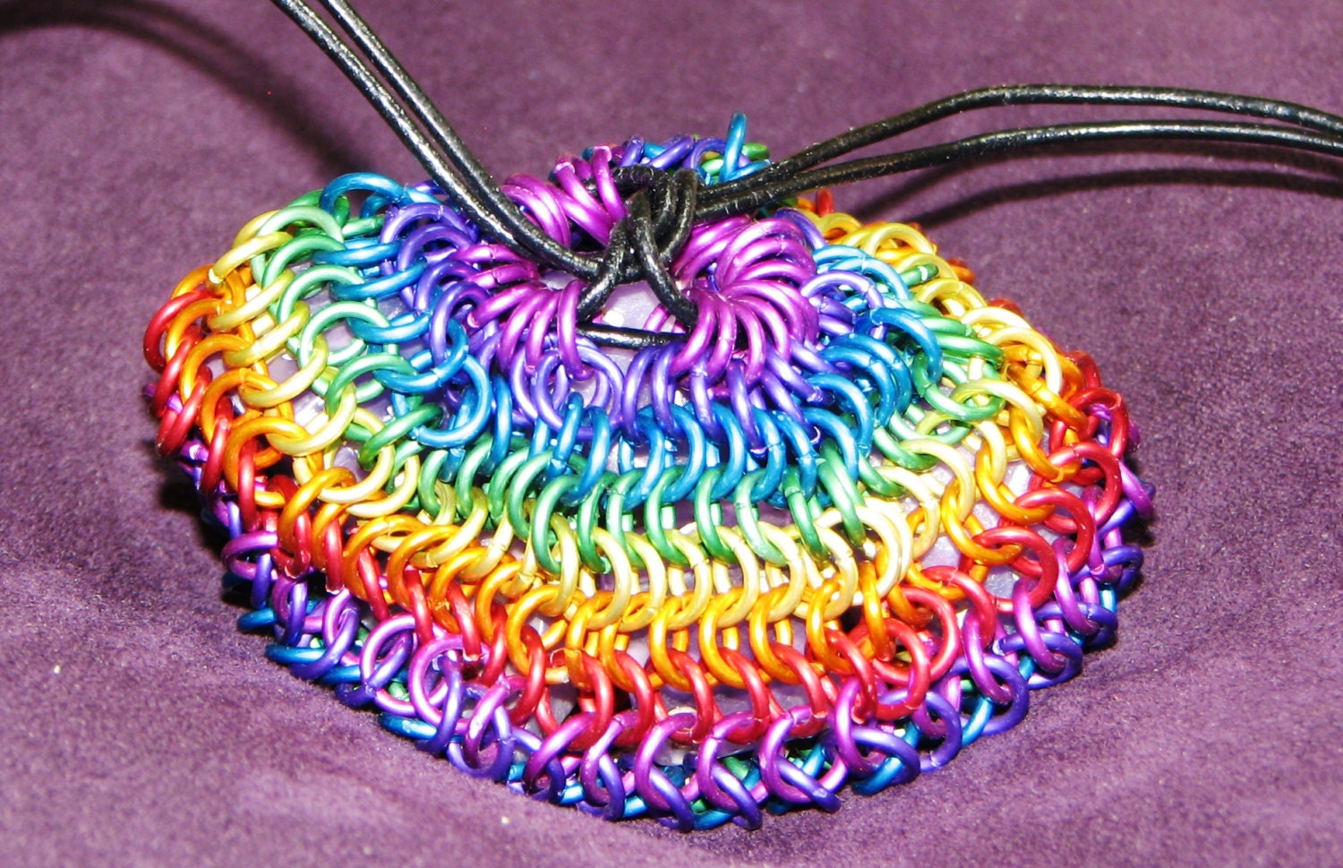 Small Chainmail Dice Bag W/ Color Pattern Etsy