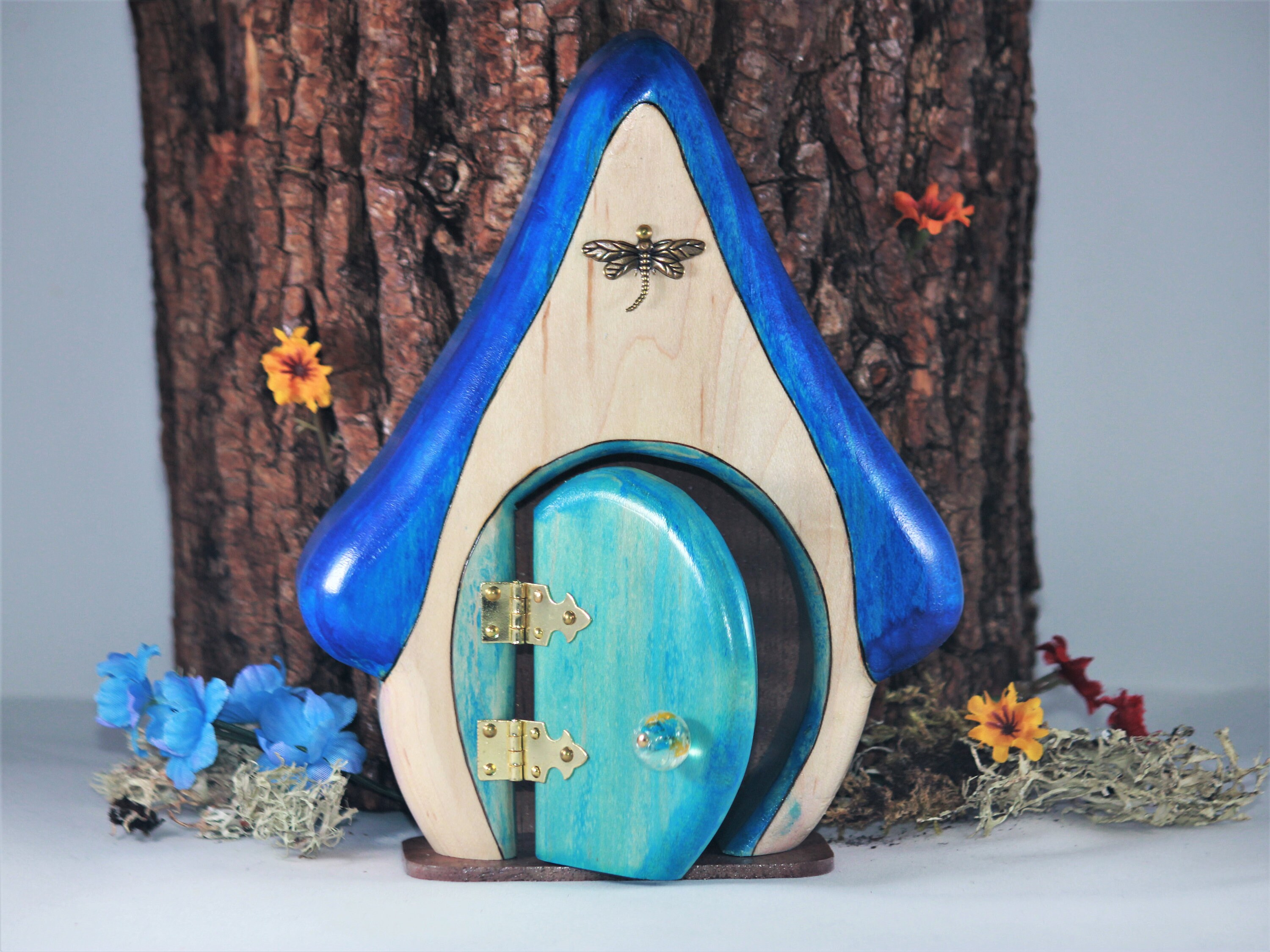 Moonbeam Fairy Door with Secret Compartment From Fairy Hill Etsy