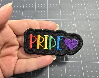 Pride Rainbow Patch, Embroidered Patch