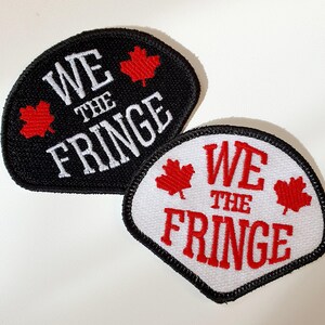 Canadian Maple Leaf Embroidered Iron-On Patch - We The Fringe