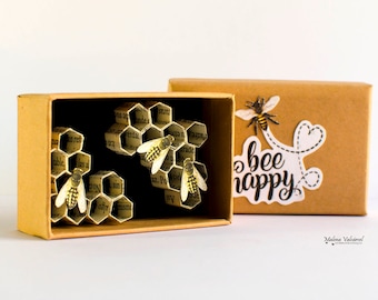 Bee Happy - Matchbox Diorama