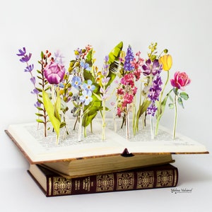 The Secret Garden Book Art Book Sculpture Altered Book Book Arts image 2